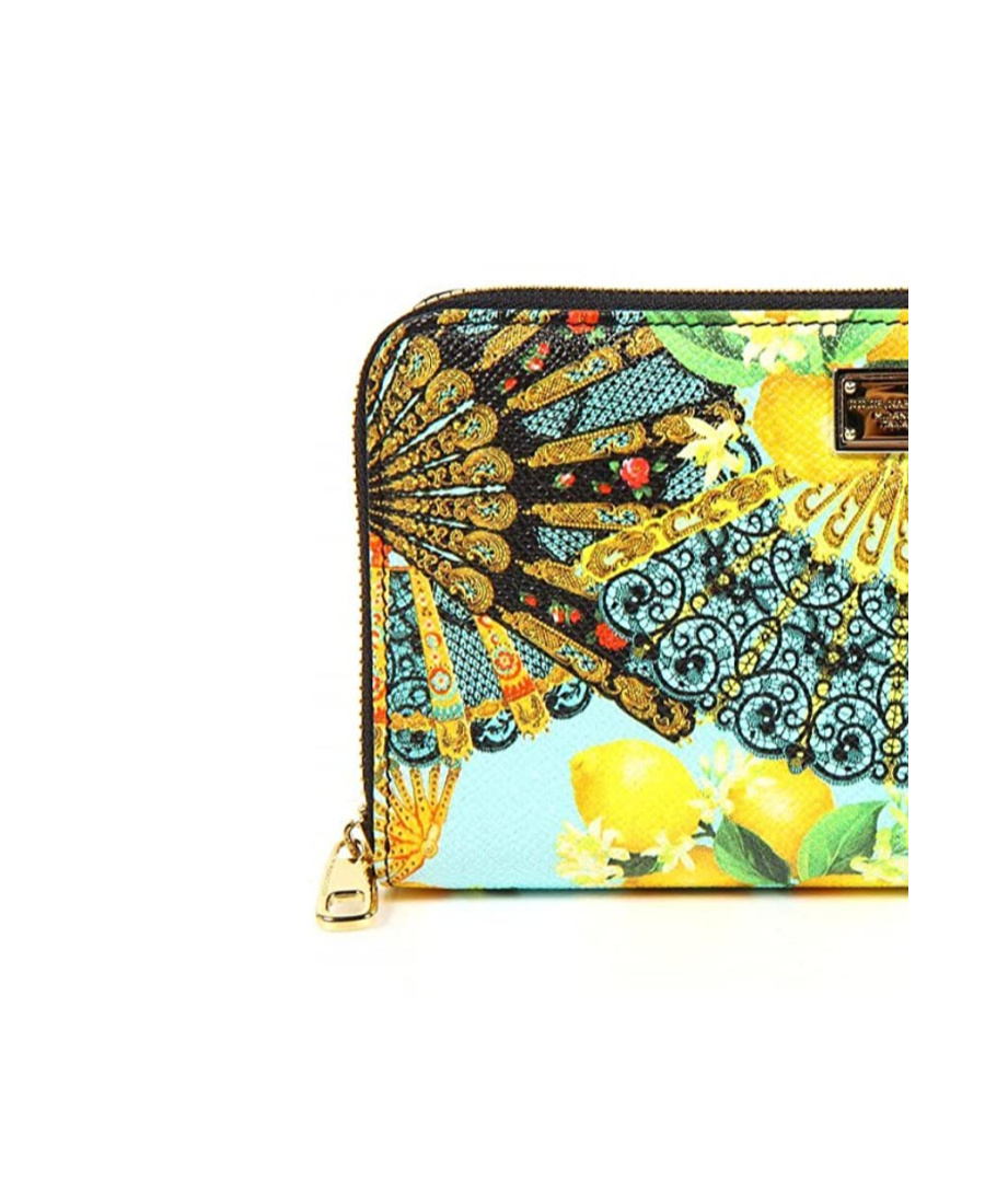 Dolce & Gabbana Printed Purse In Green