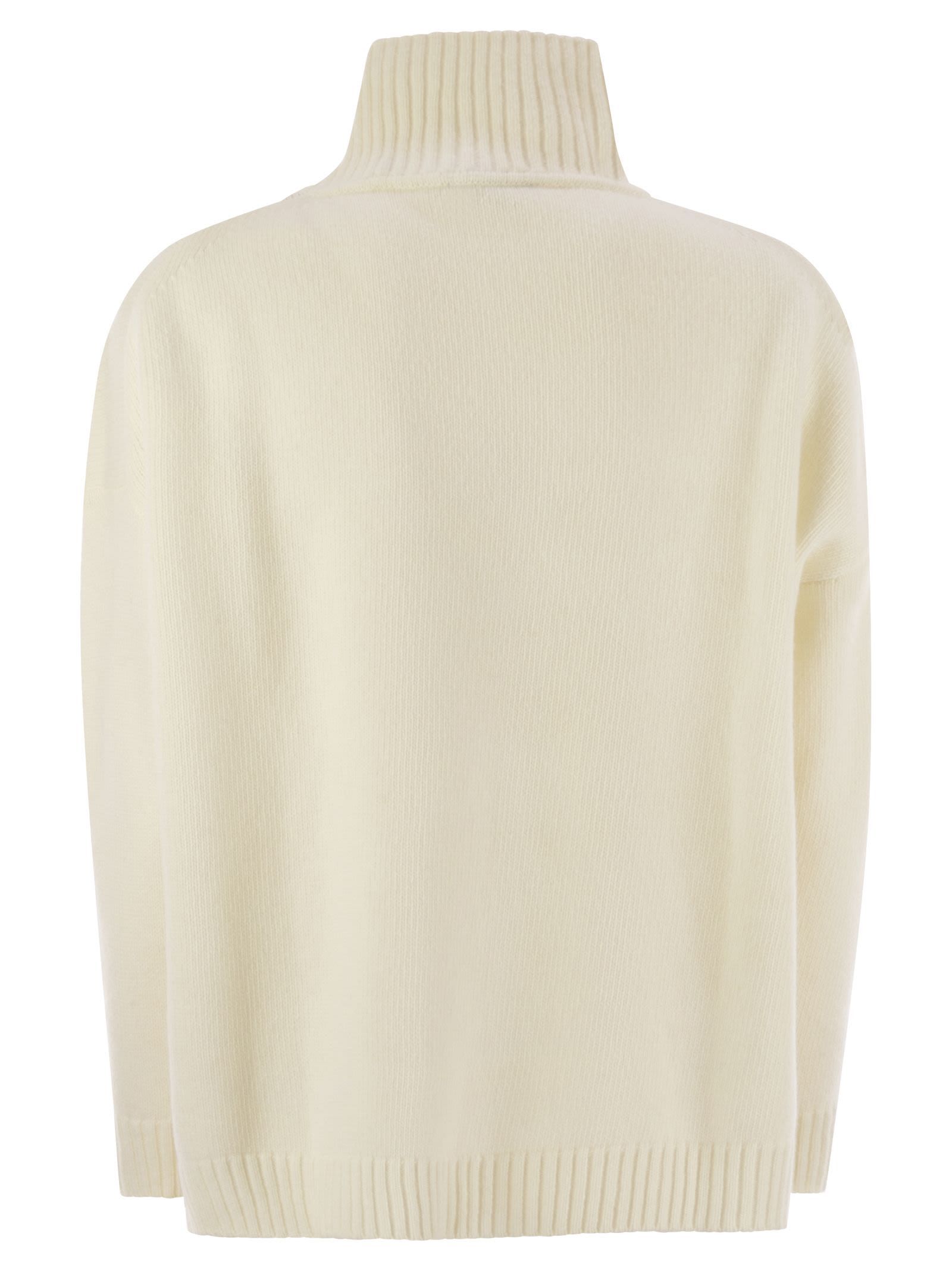 Weekend Max Mara Turtleneck Sweater In Neutral