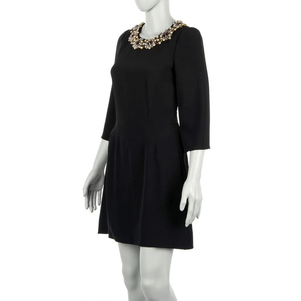 DOLCE & GABBANA ROUND NECK DRESS