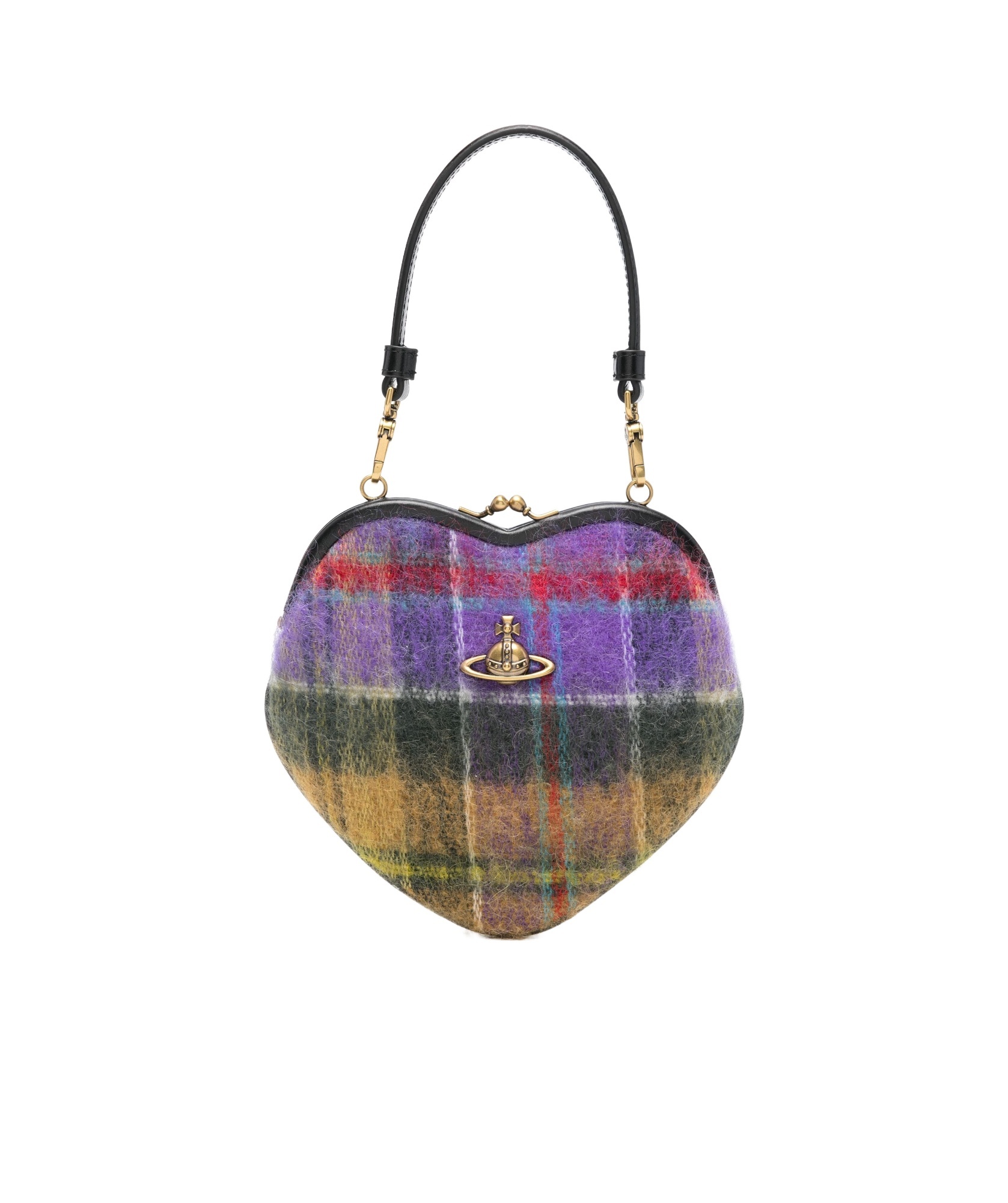 Vivienne Westwood Belle Heart Frame Tote Bag In Multicolor