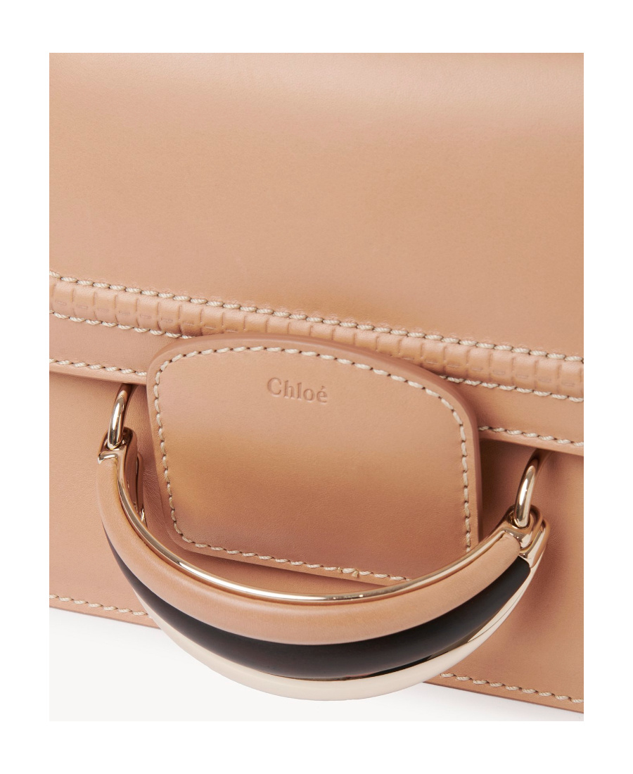 Chloé Kattie Small Shoulder Bag In Nude