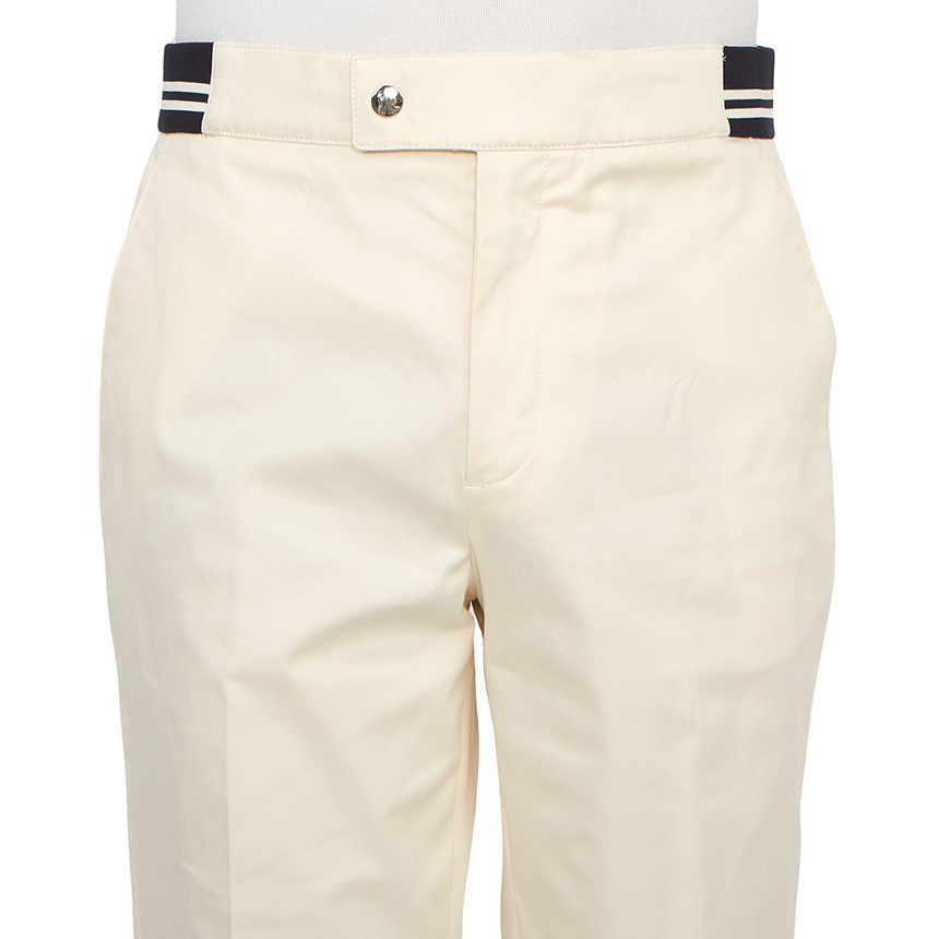 Moncler Logo Casual Pants In Nude