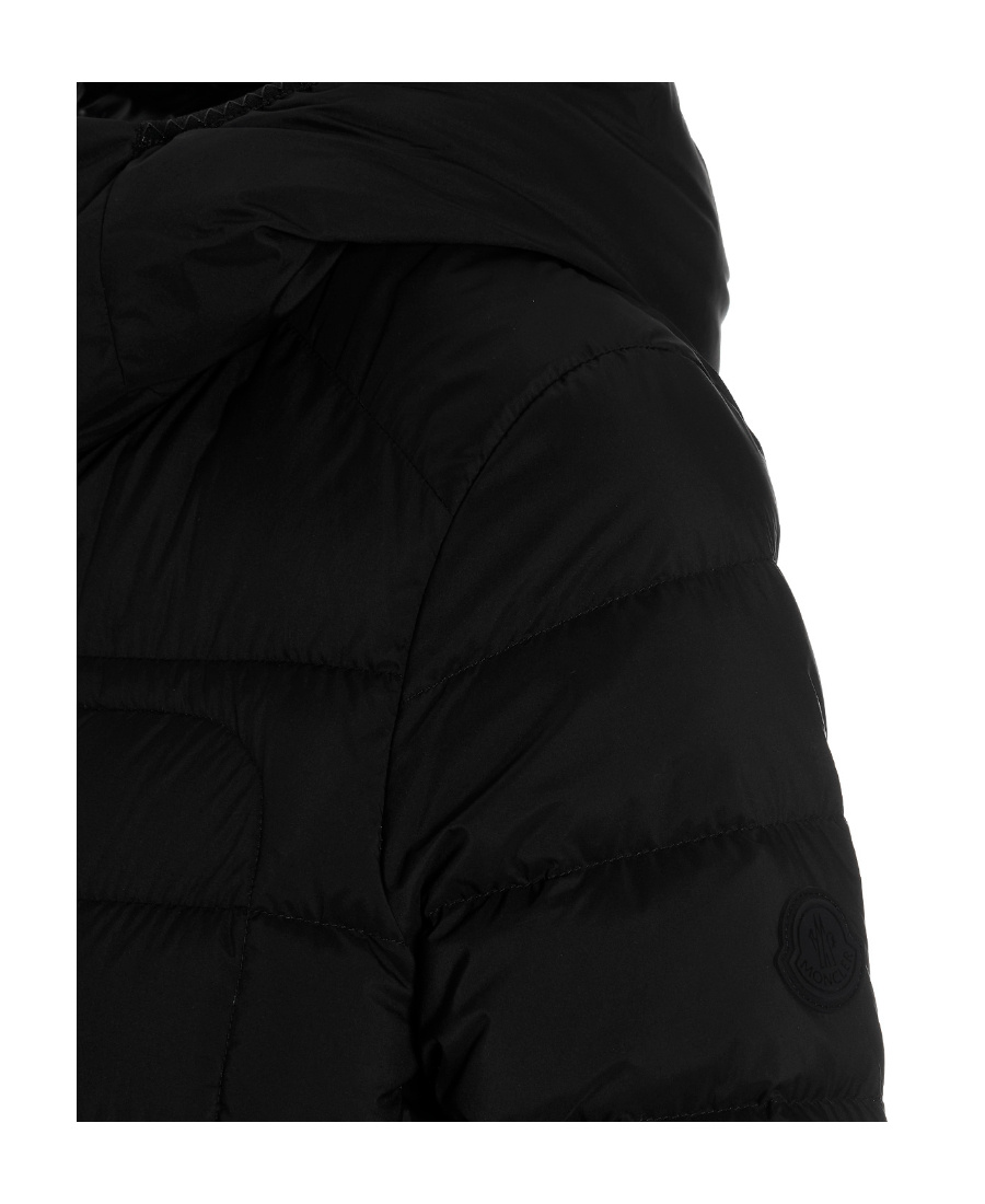 Moncler Black Filled Down Jacket In Black
