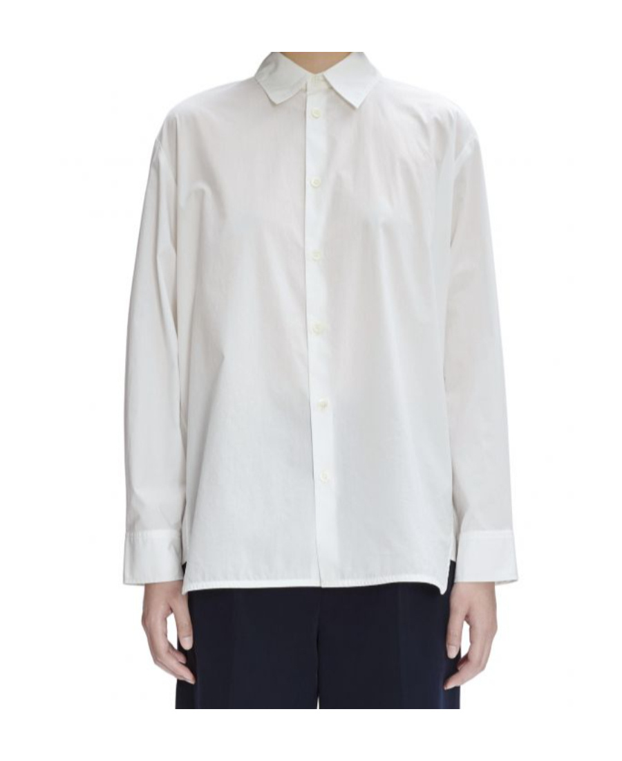 Apc Long-sleeve Poplin Shirt In White
