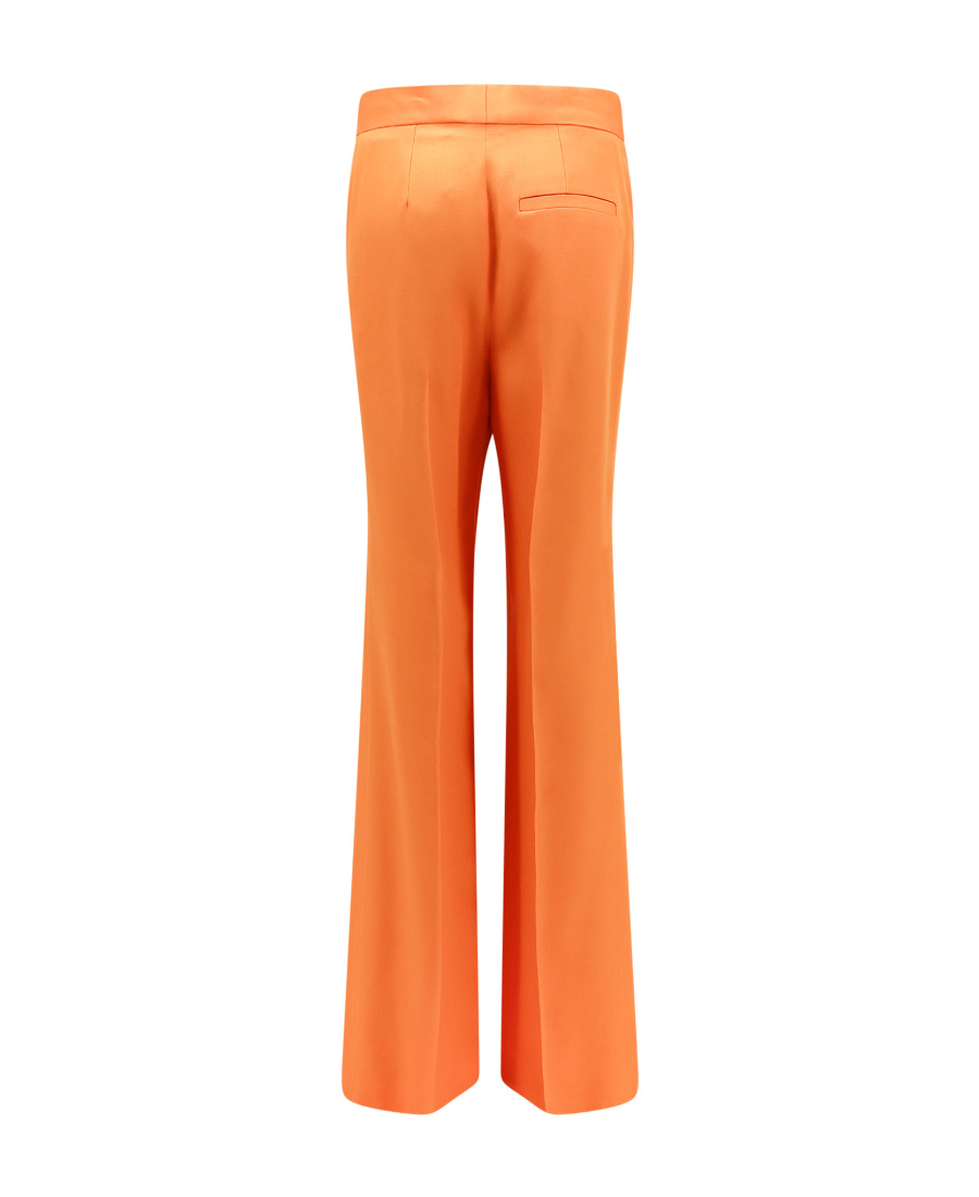 Stella Mccartney Mid-rise Flared Trousers In Orange