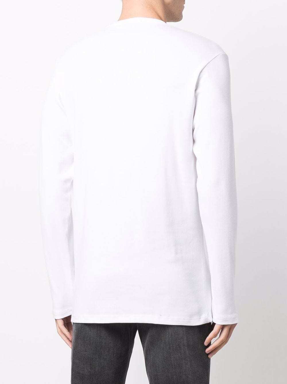 Tom Ford Slim-fit Ribbed Stretch Lyocell And Cotton-blend Henley T-shirt In White