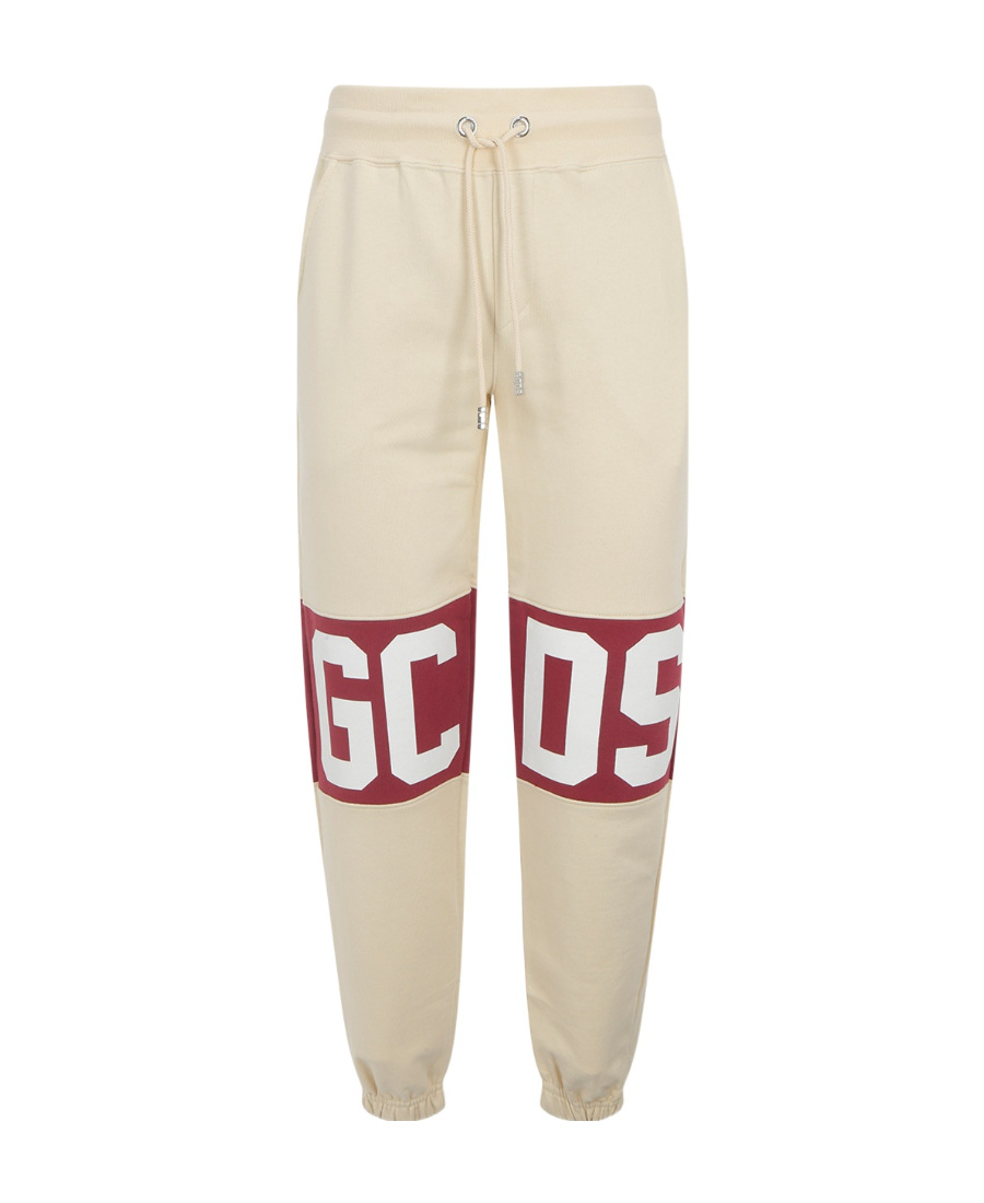 Gcds Off-white Band Lounge Pants In Nude