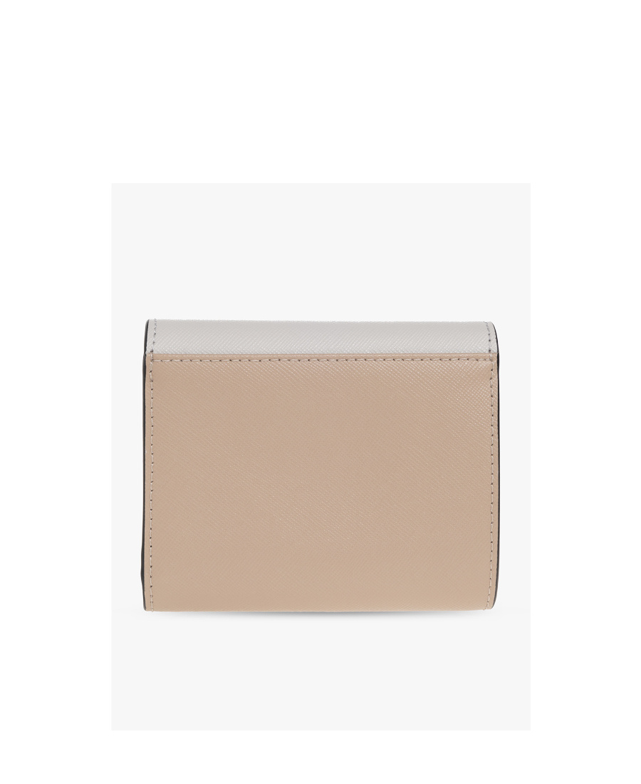 Marni Colour-block Leather Purse In White