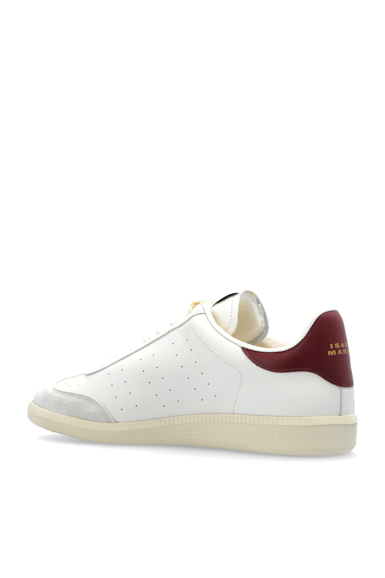 Isabel Marant Beth Gb Three-strap Calfskin Sneakers In White