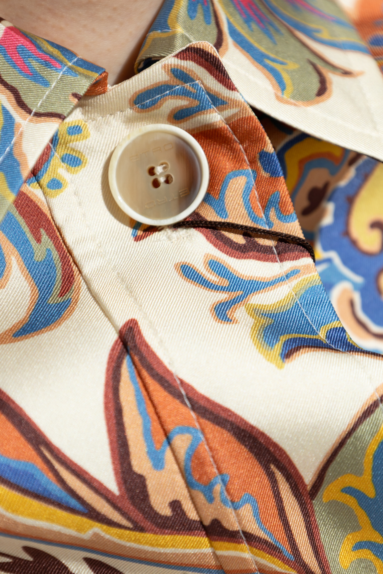 Etro Floral-print Cropped Jacket