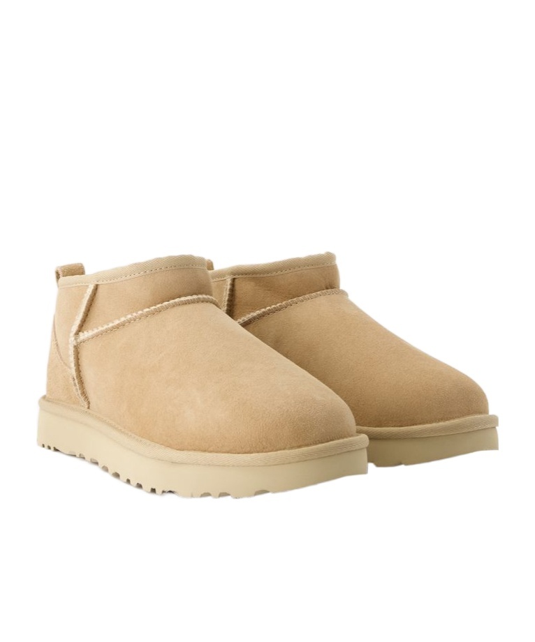 Shop Ugg Classic Ultra Boots In Nude
