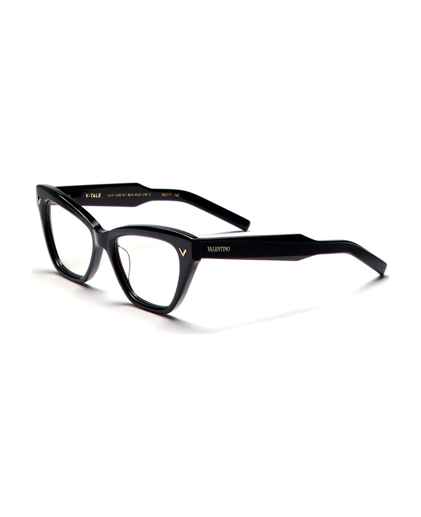 Valentino Eyewear Cat-eye Frame Glasses In Black