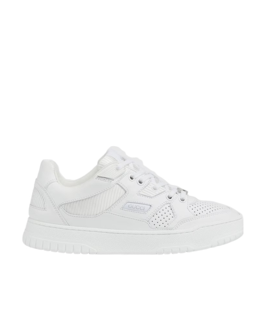 Gucci Interlocking G Panelled Sneakers In White
