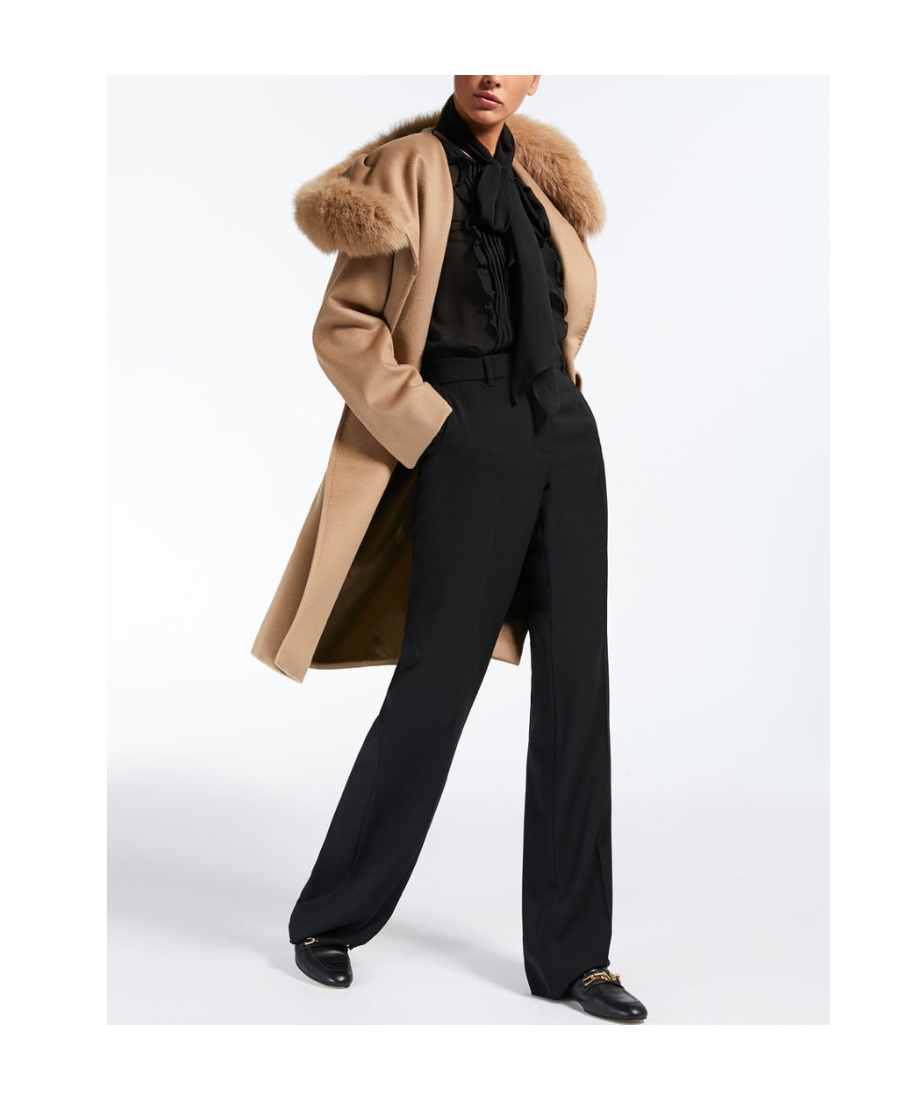 MAX MARA MANGO GIRDLE COAT
