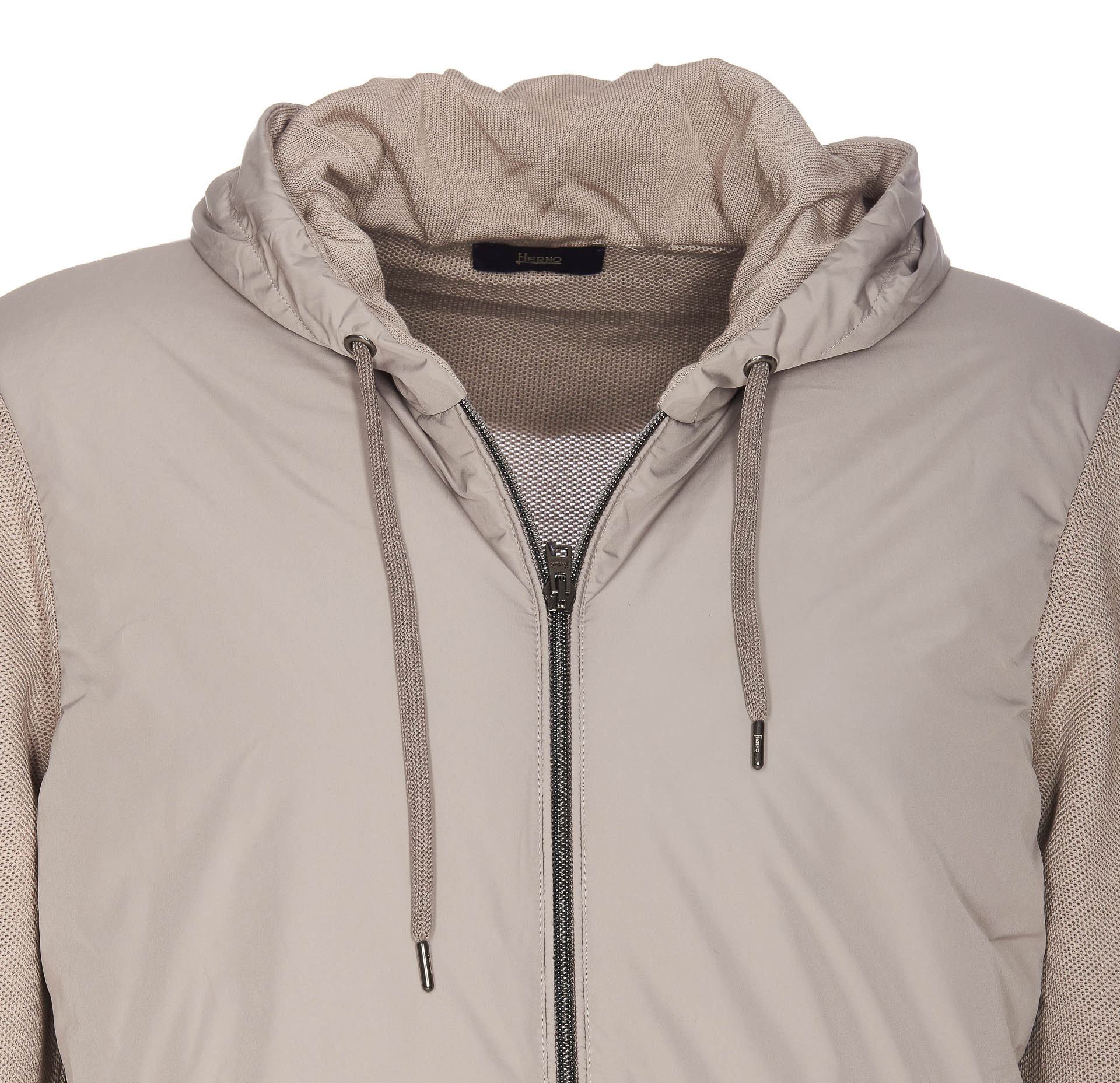 Herno Hooded Jacket In Nude