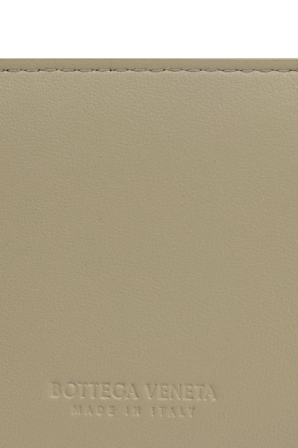Bottega Veneta Cassette Card Bag In Nude