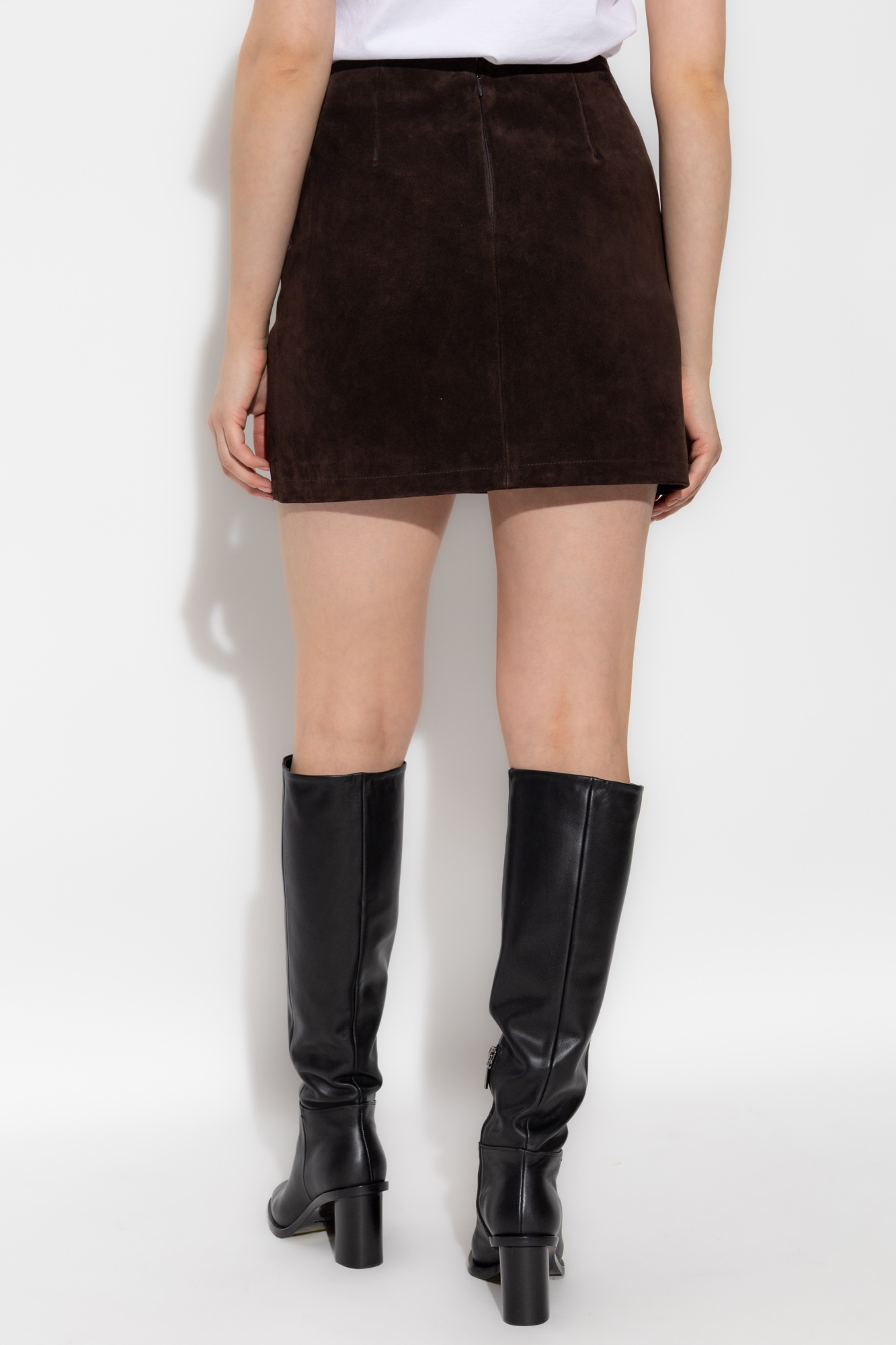 Zadig & Voltaire A-line Skirt In Burgundy