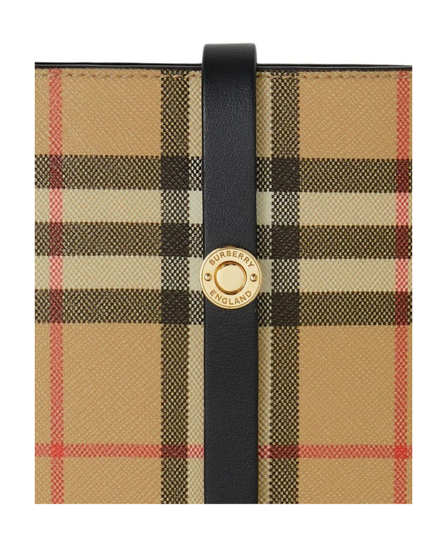 Burberry Anne Check-print Phone Bag In Multicolor
