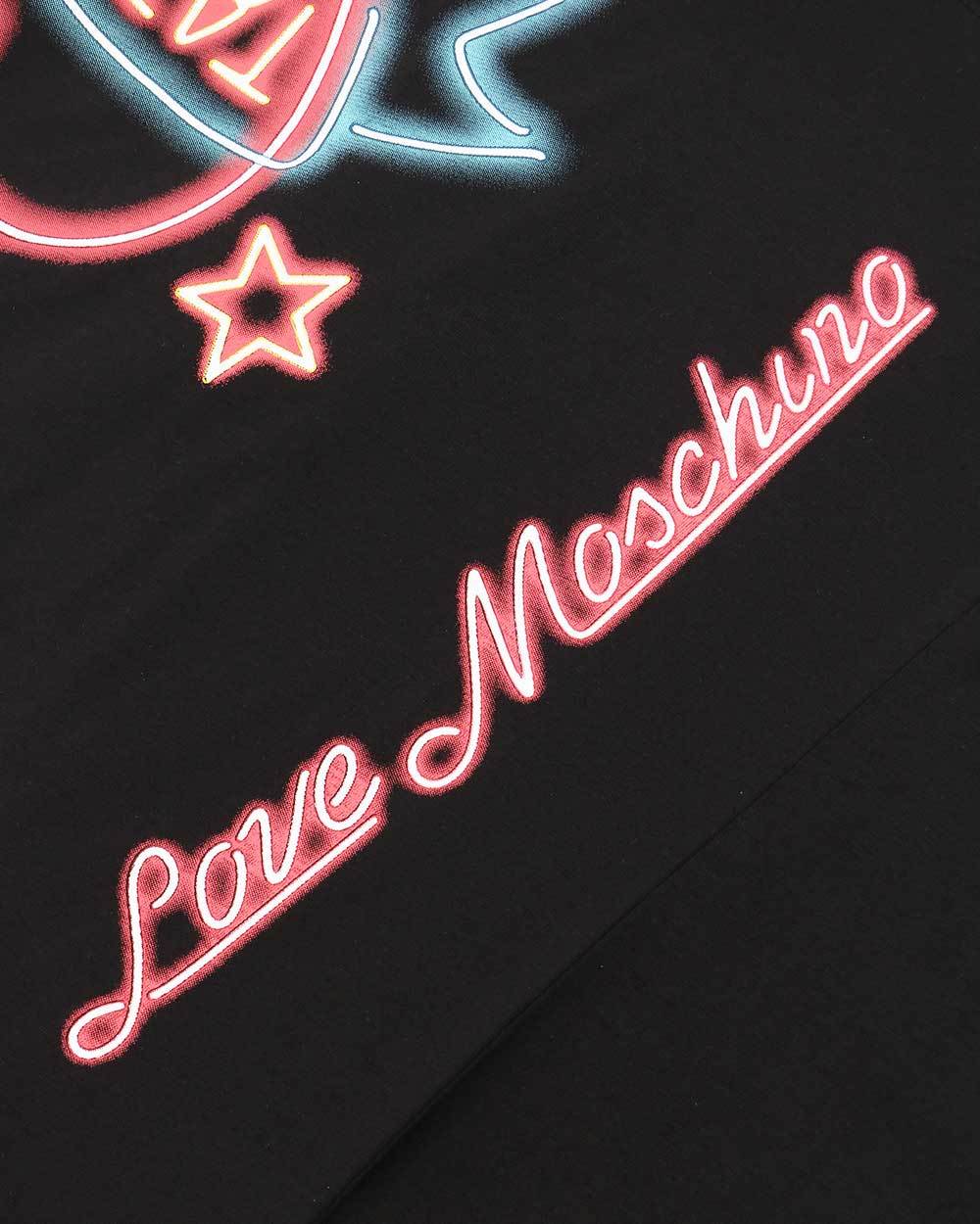 Moschino Printed T-shirt In Black