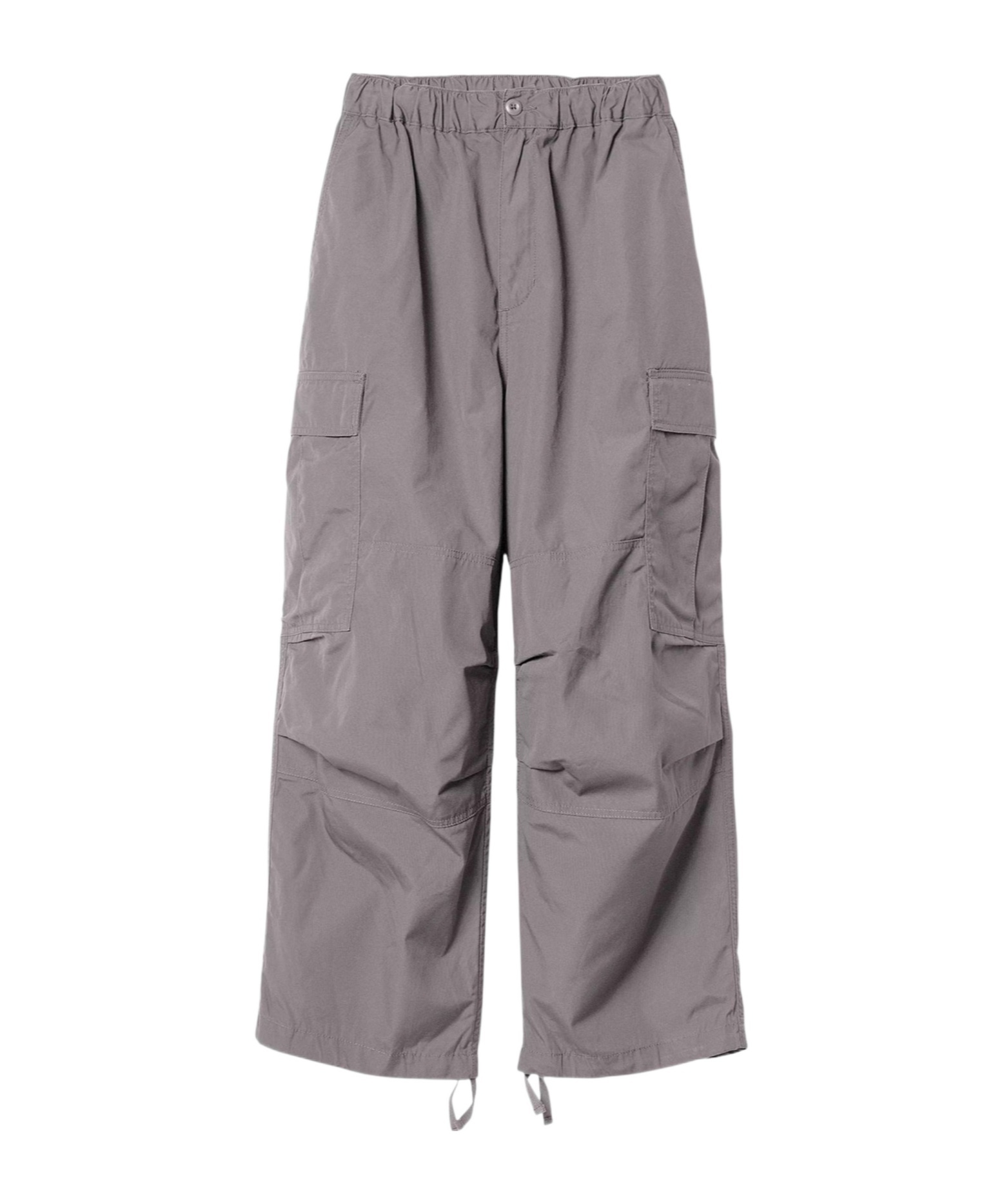 Carhartt Cargo Style Cotton Poplin Trousers In Gray