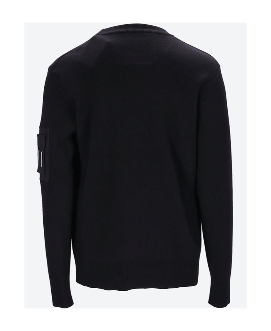 Givenchy Pocket-appliqué Wool Jumper In Black