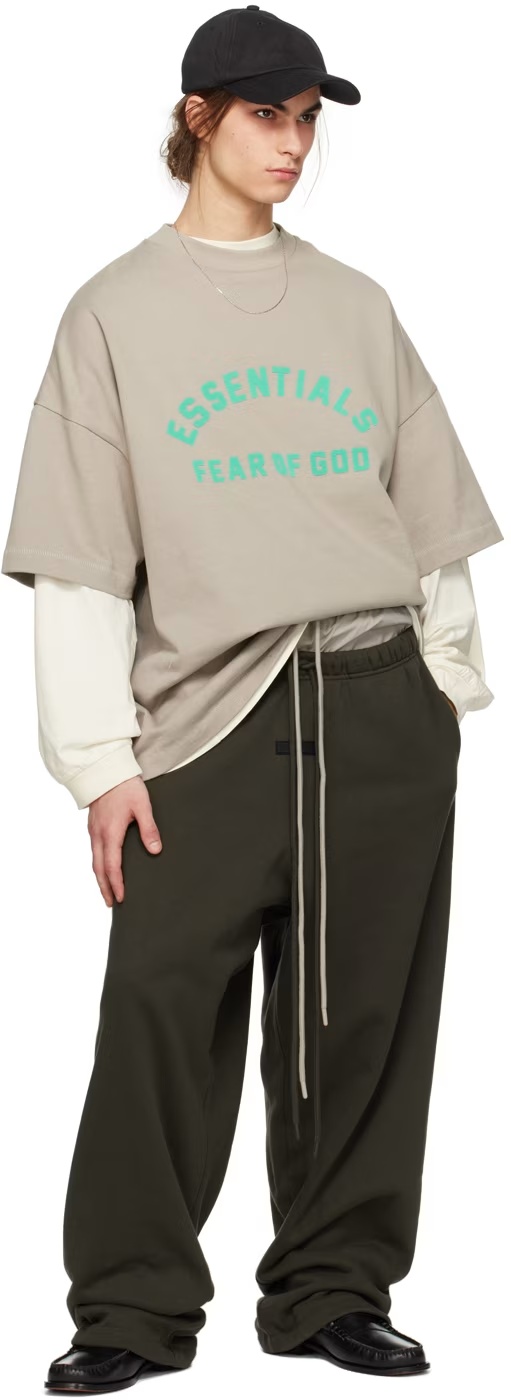 ESSENTIALS LOGO-PRINT T-SHIRT