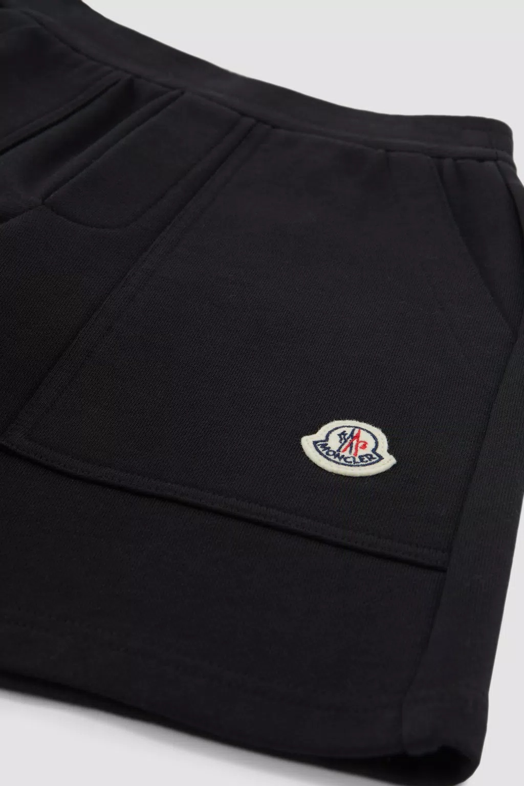 Moncler Fleece Shorts In Black