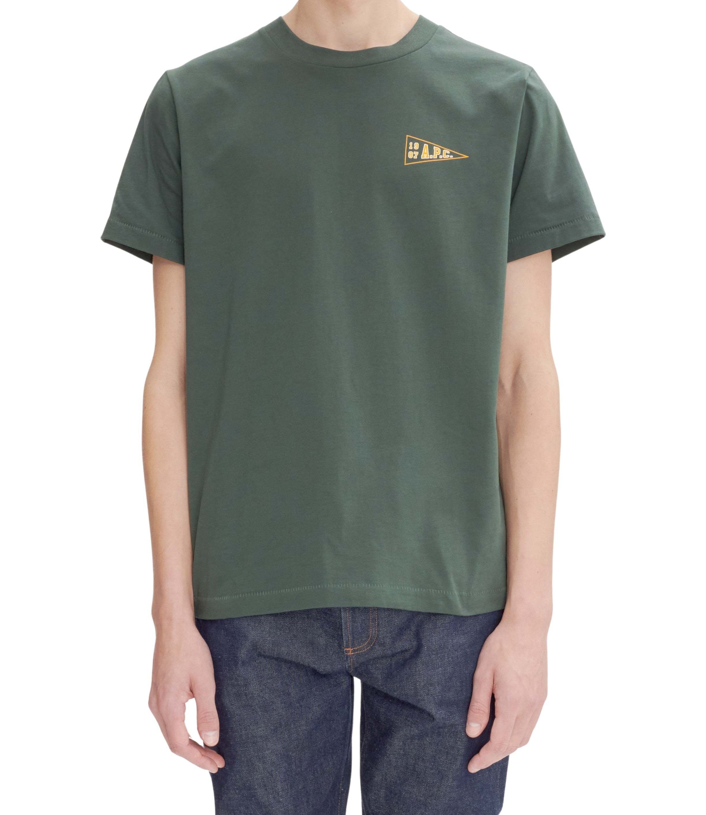 Apc Logo-print T-shirt In Black