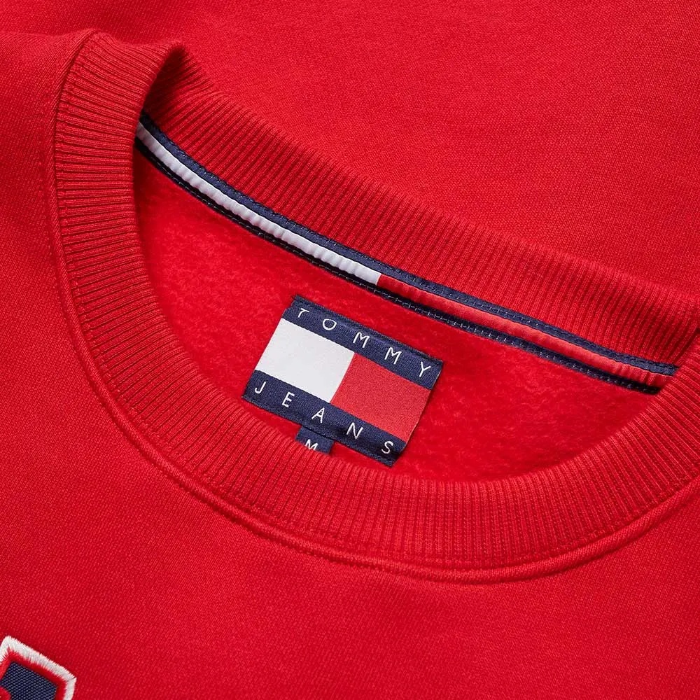 Tommy Hilfiger Logo Details Sweater In Red