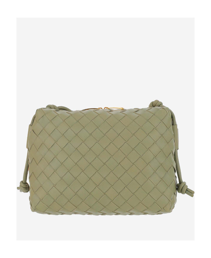 Bottega Veneta Small Loop Camera Shoulder Bag In Nude