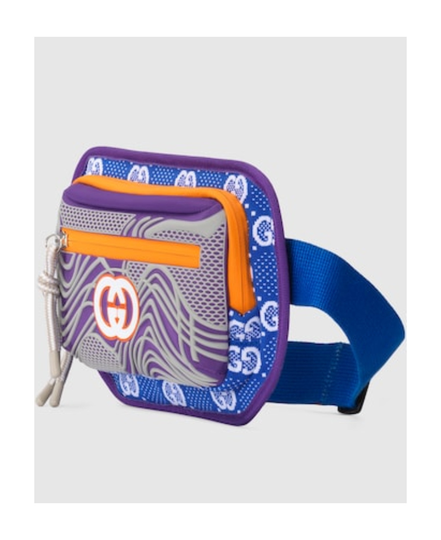 Gucci Gg-logo Print Zipped Belt Bag
