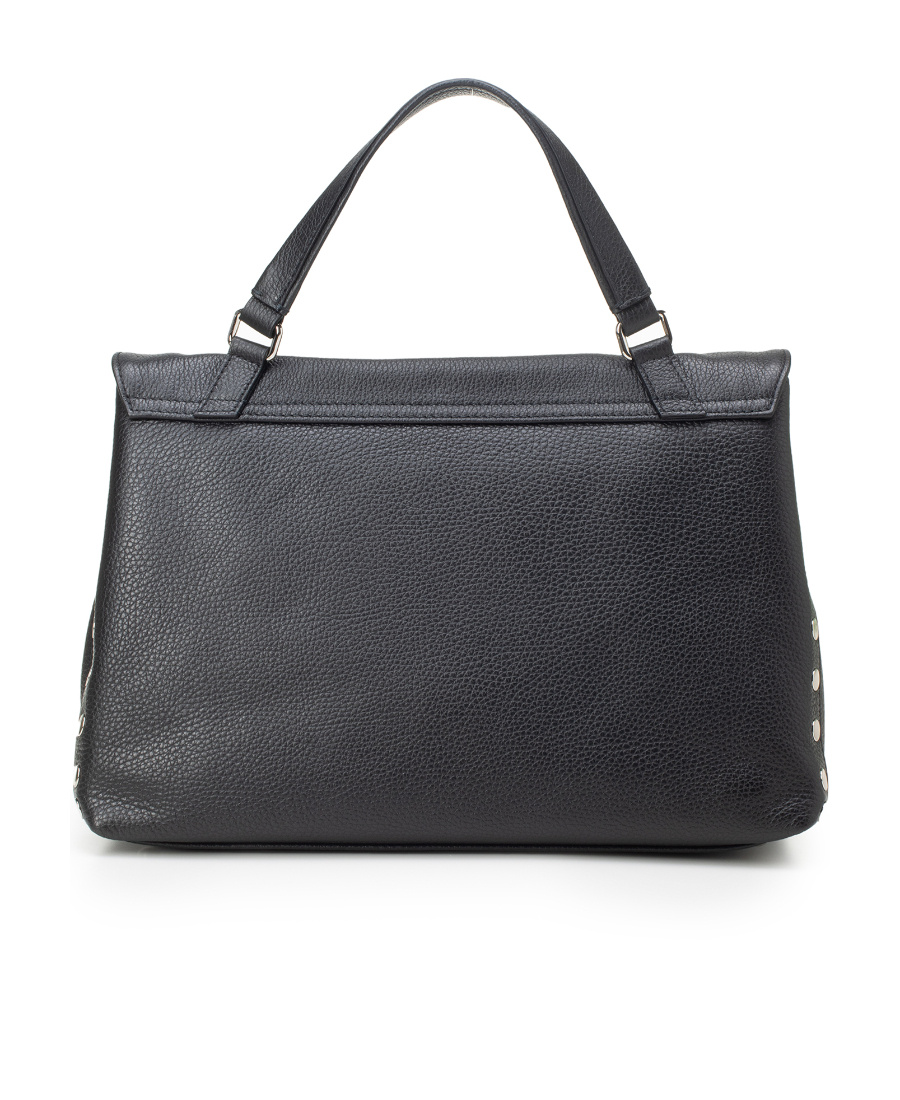 Zanellato Postina Leather Tote Bag In Black