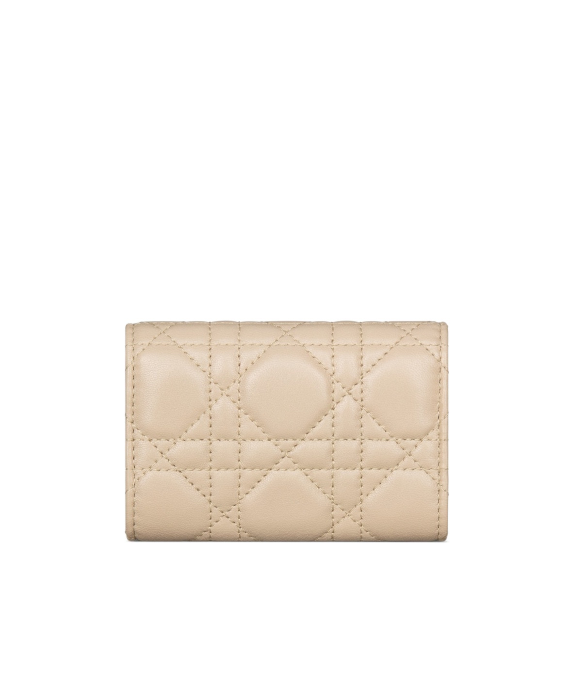 Dior Folding Wallet In Nude
