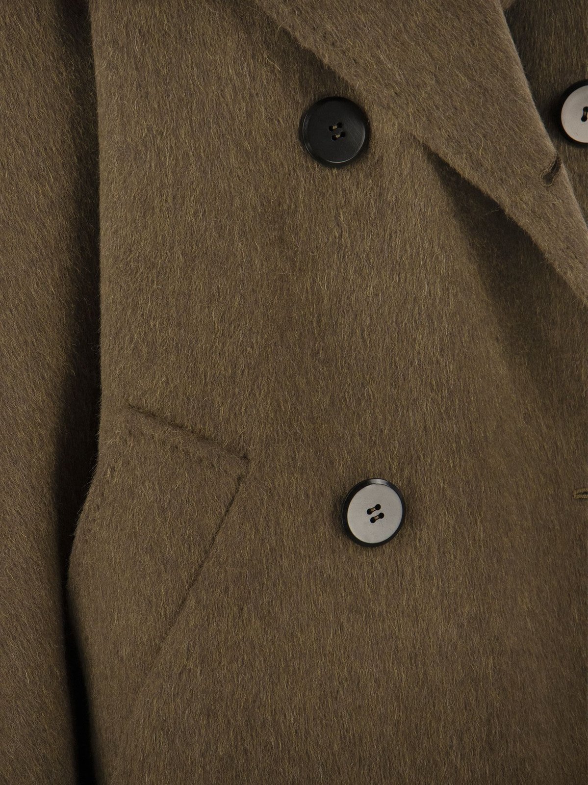 Max Mara Hooded Overcoat In Brown