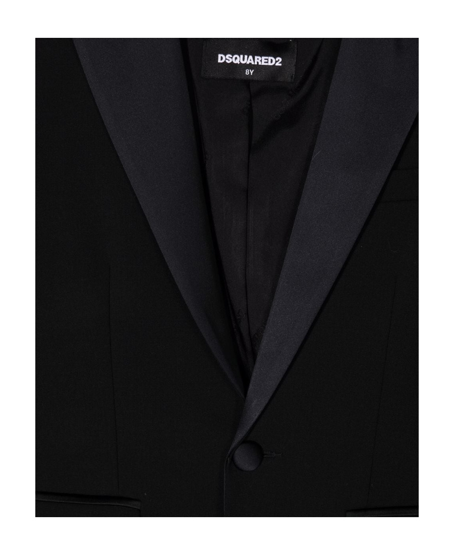 Shop Dsquared2 Single-breasted Blazer In Black
