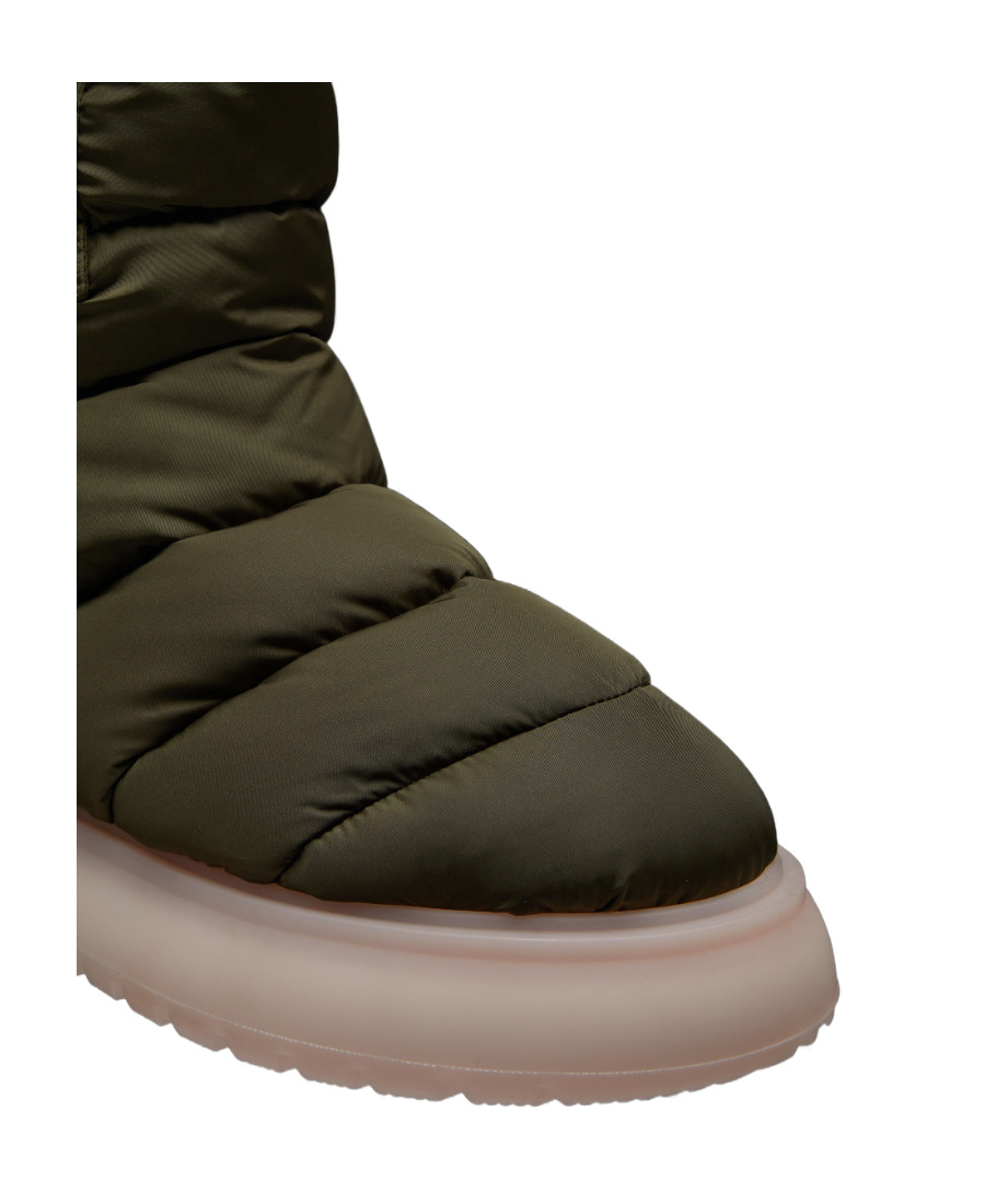 Shop Moncler Gaia Pocket Mid Boots In Green