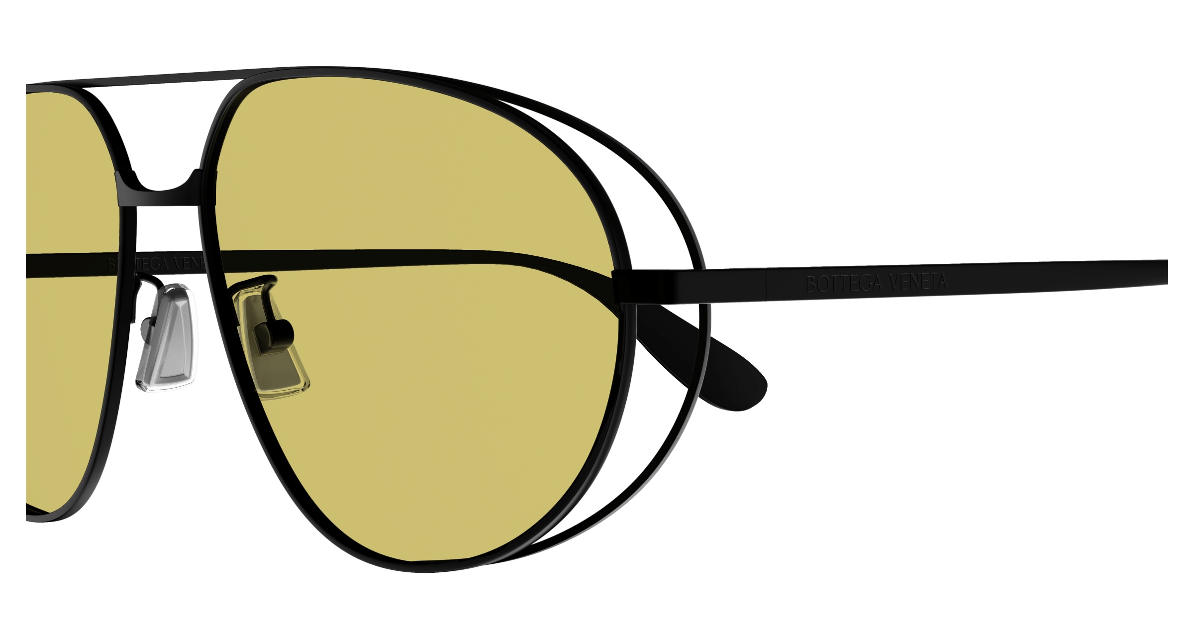 Bottega Veneta Full-frame Sunglasses In Green