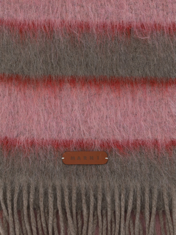 Marni Wool Scarf In Pink