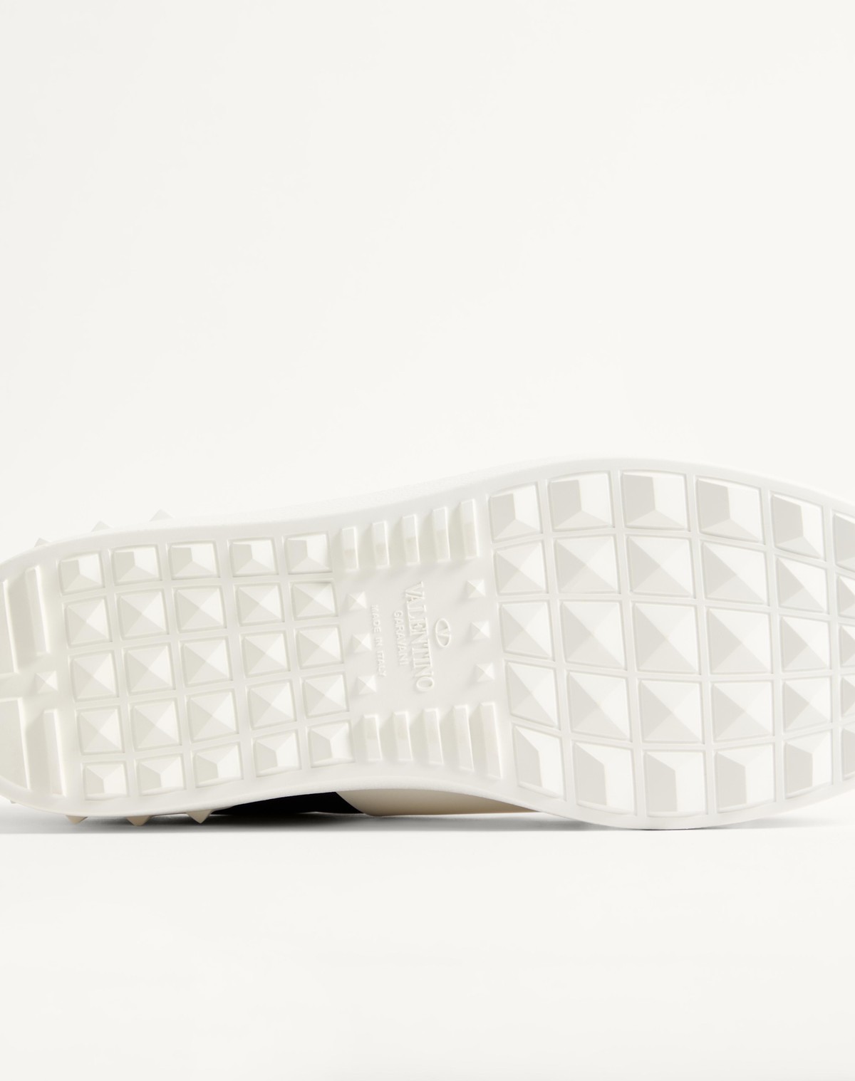 Valentino Open Low-top Sneakers Rubber Sole In Black