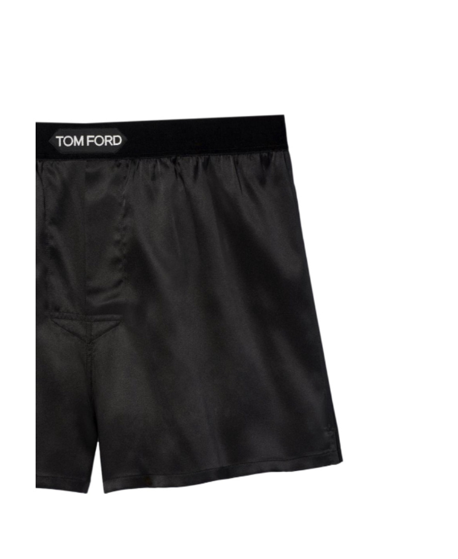 Tom Ford Silk Satin Boxer Briefs In Black