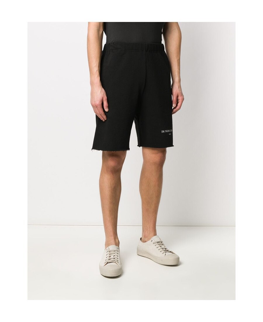 Ih Nom Uh Nit Logo Shorts In Black