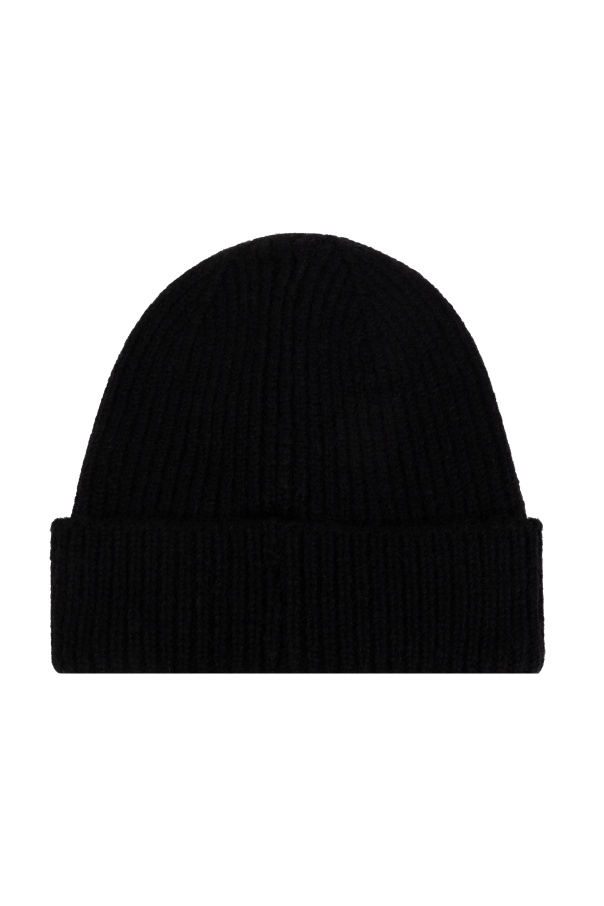 Anine Bing Rib Knitted Hat In Black