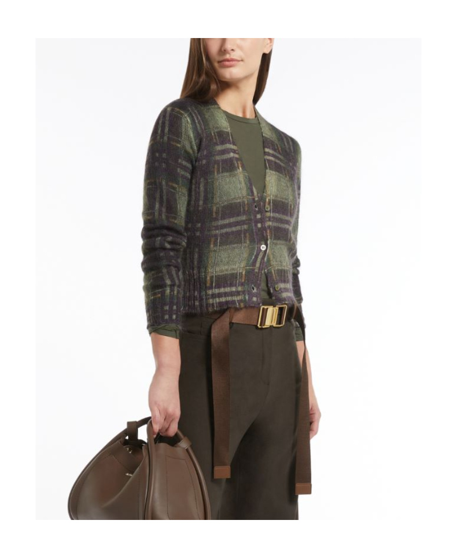 Max Mara V-neck Knitted Cardigan In Black