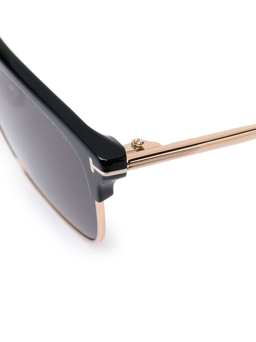 Tom Ford Lee Square-frame Tortoiseshell Sunglasses In Gray