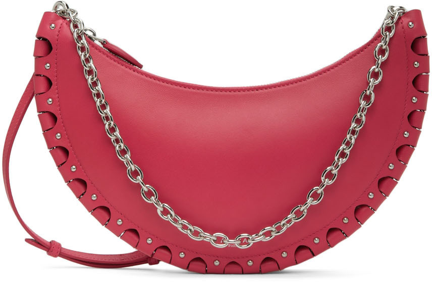 Alaïa Zipper Opening And Closing Shoulder Bag In Red