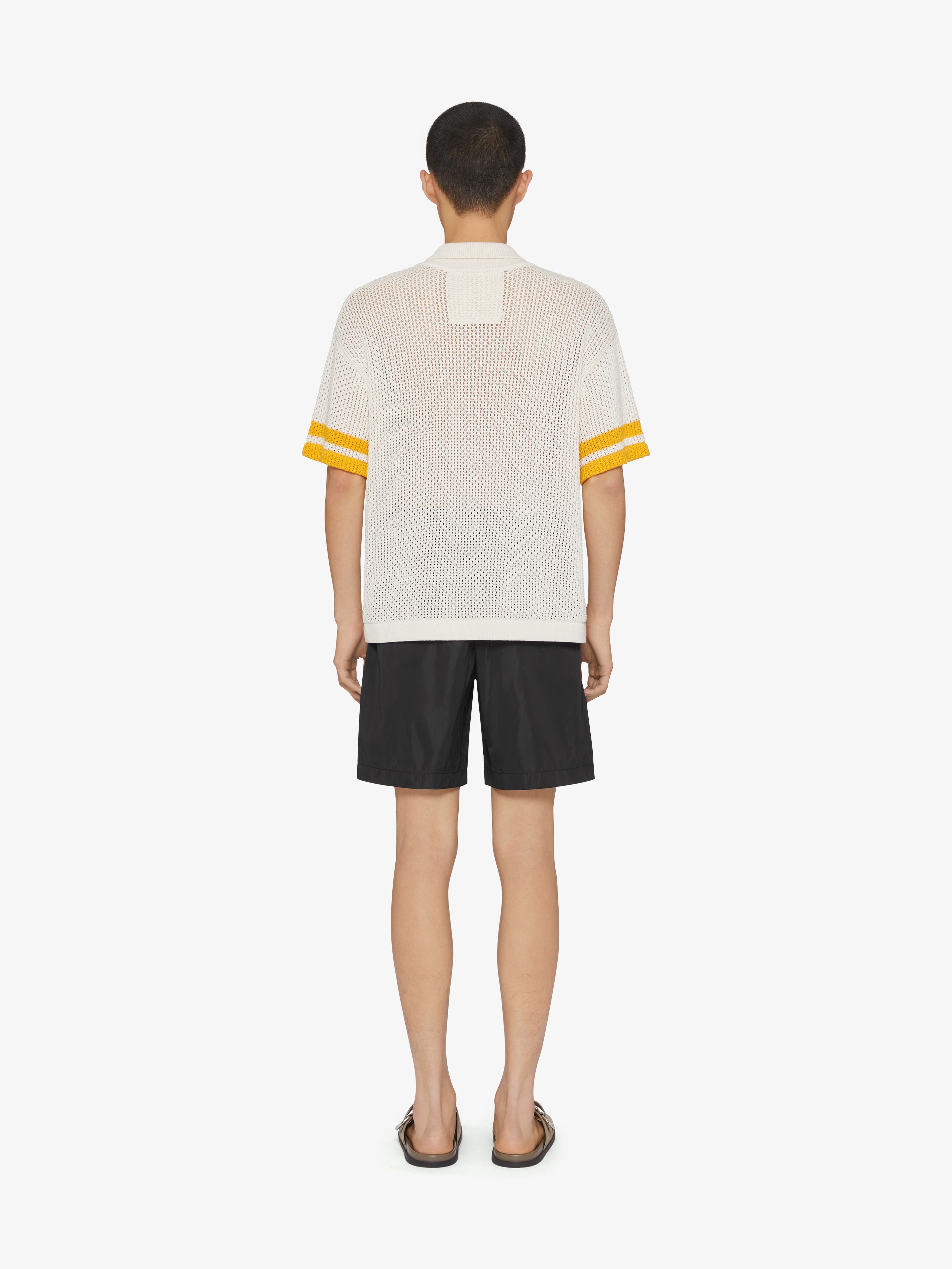 Givenchy 4g Detailed Elastic Waist Swimming Shorts In Black