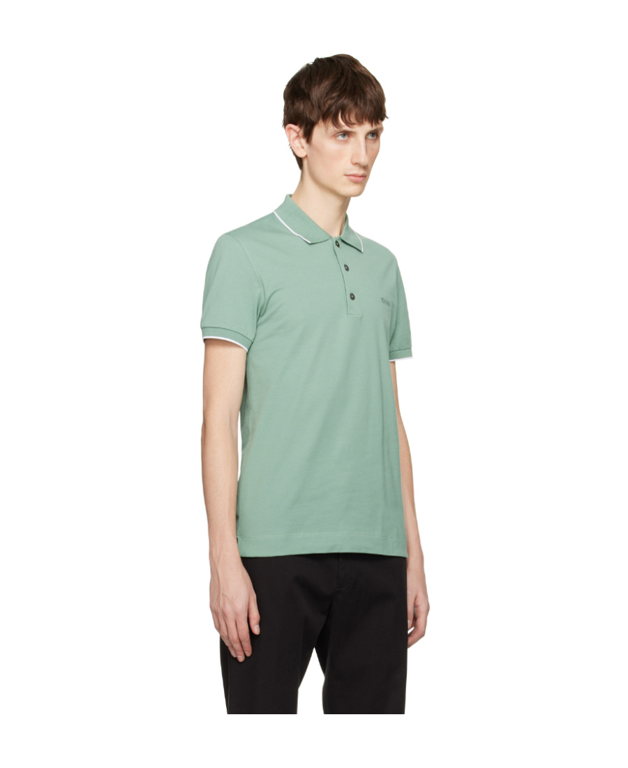 ZEGNA LOGO-EMBROIDERED POLO SHIRT
