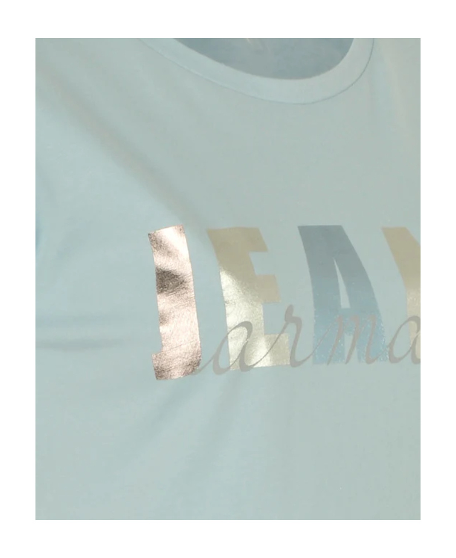 Armani Jeans Slim T-shirt With Round Neck And Short Sleeves In Green
