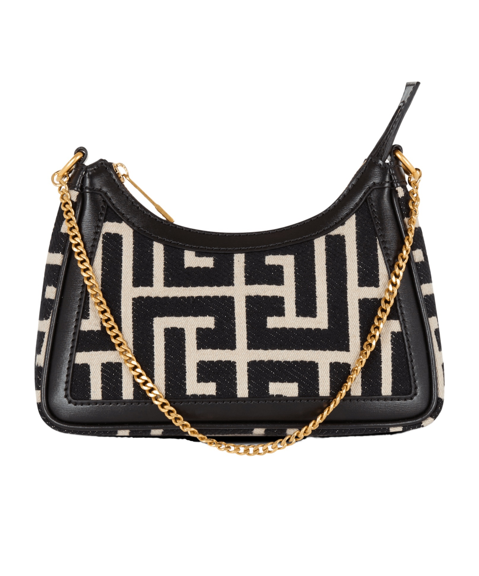 BALMAIN BALMAIN B-ARMY MONOGRAMMED SHOULDER BAG