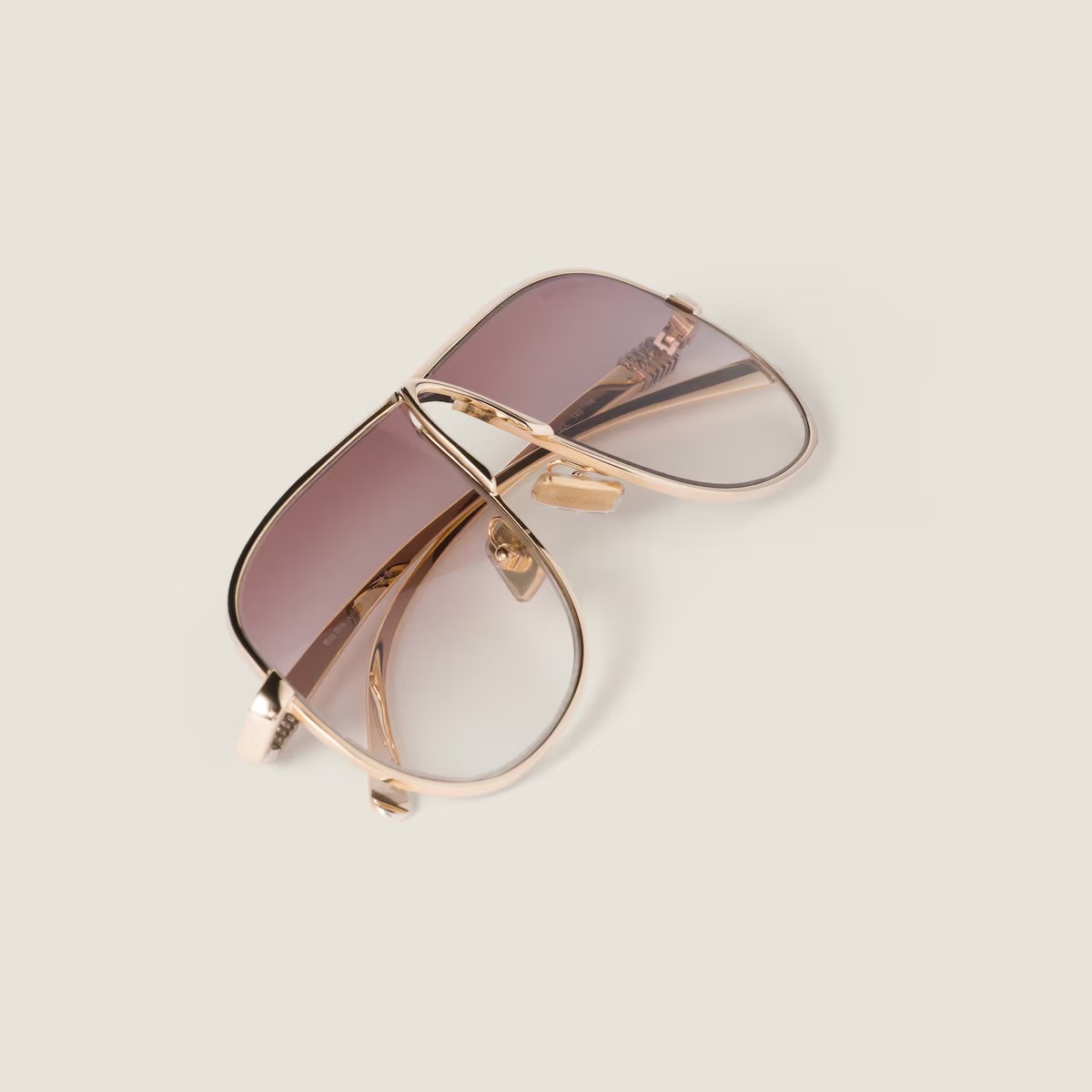 Miu Miu Full Frame Sunglasses In Gray